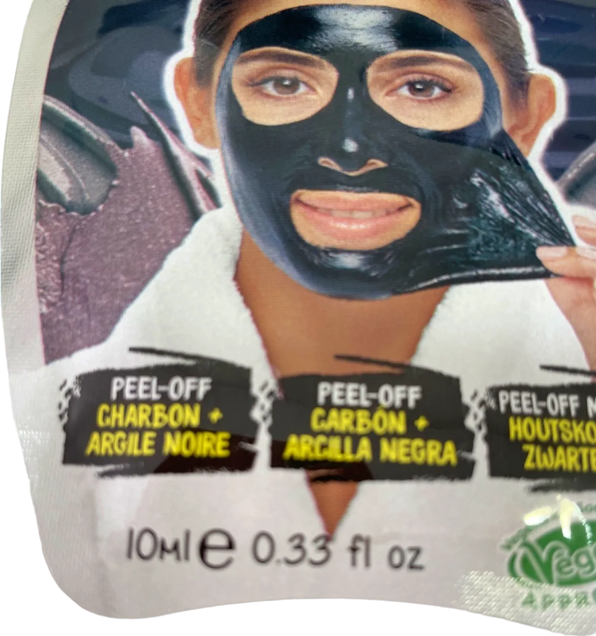 7th Heaven Charcoal & Black Clay Peel-Off Mask 10ml