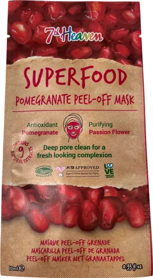 7th Heaven Superfood Pomegranate Peel-Off Mask No Shade 10ml