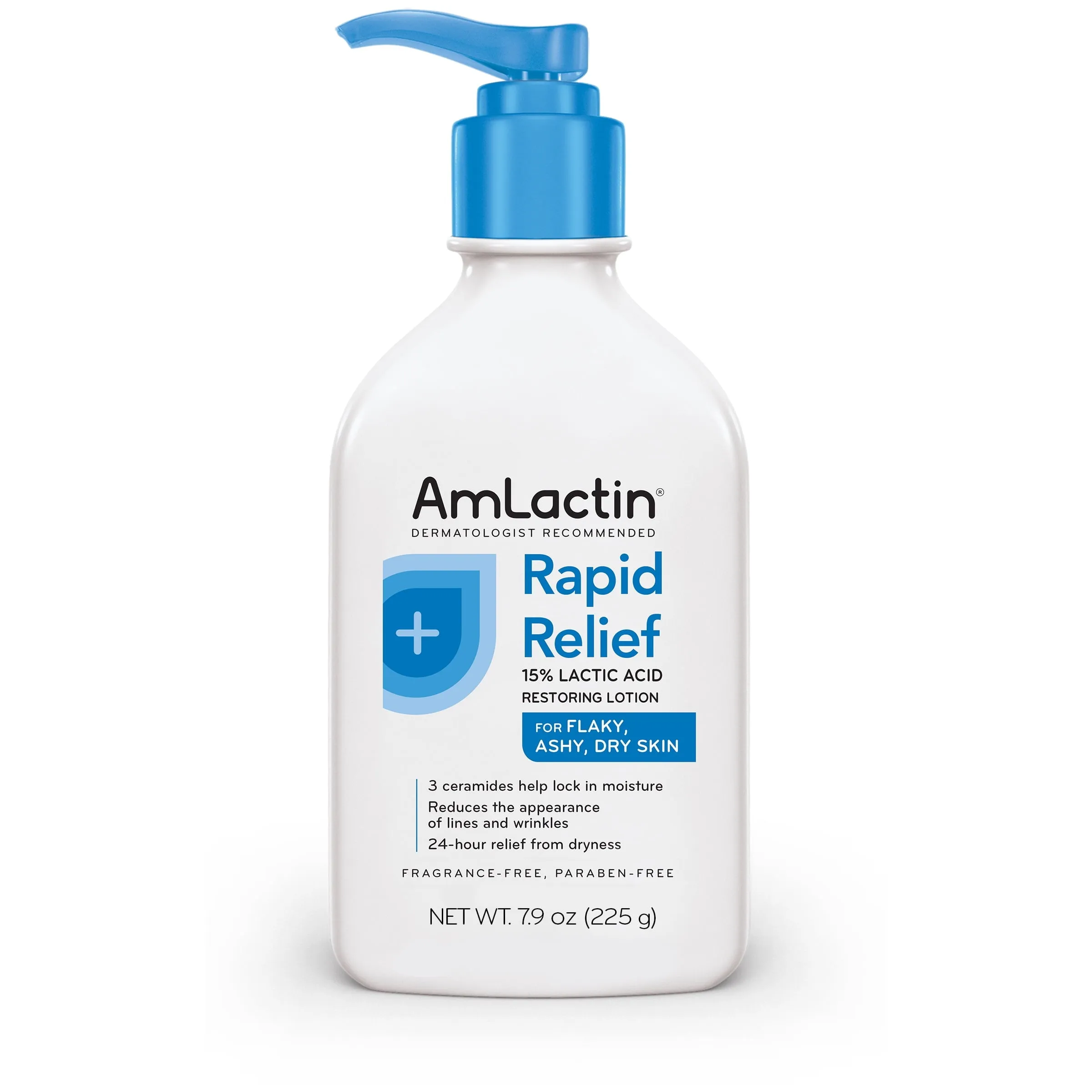 AmLactin Intensive Healing Body Lotion, Dry Skin Relief, Exfoliating, 7.9 oz