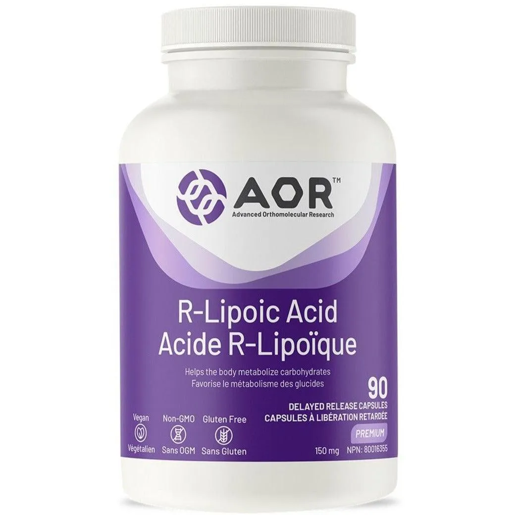 AOR R-Lipoic Acid 150mg 90 Capsules