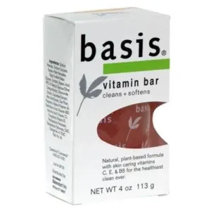 Basis Vitamin Bar Soap with Vitamins A, C, E & B5