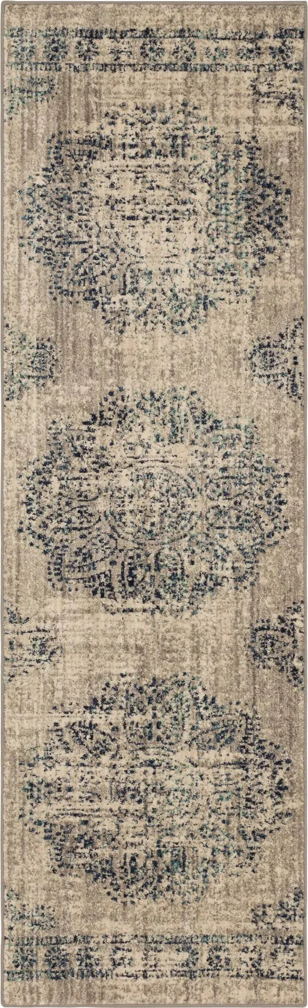 Expressions 91672 50102 Dharma Medallion Indigo Rug