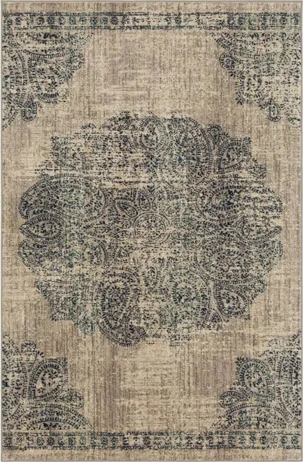 Expressions 91672 50102 Dharma Medallion Indigo Rug