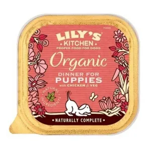 Lilys Kitchen Organic Dinner for Puppies Foil 11 x 150g