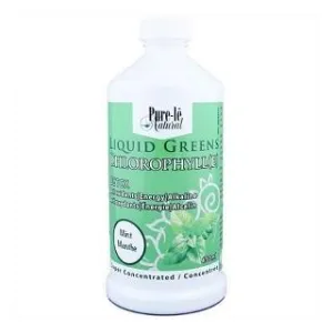 Liquid Greens Chlorophyll Super Concentrate Mint