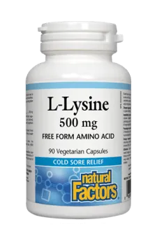 Natural Factors L-Lysine 500 mg 90s