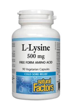 Natural Factors L-Lysine 500 mg 90s