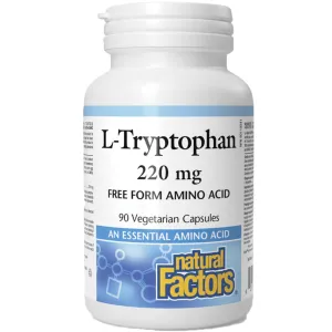 Natural Factors L-Tryptophan 220mg 90 Veggie Caps