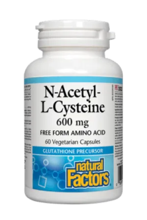 Natural Factors N-Acetyl-L-Cysteine 600mg 60s