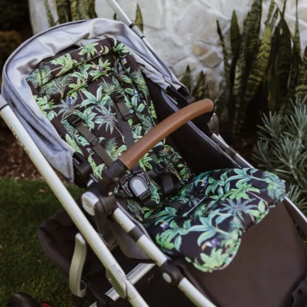 OiOi Reversible Pram Liner - Tropical