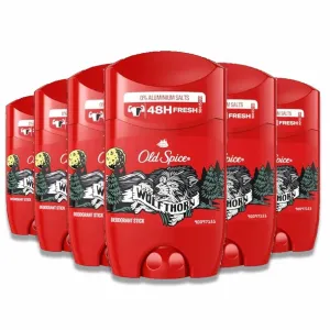 Old Spice -  Wolfthorn Deoderant Stick - 1.7 Oz ( 50 ml ) - 6 Pack