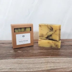 Orange   Patchouli Essential Oil Bar Soap