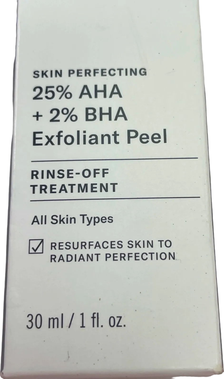 Paula's Choice Skin Perfecting 25% AHA   2% BHA Exfoliant Peel No Shade 30ml