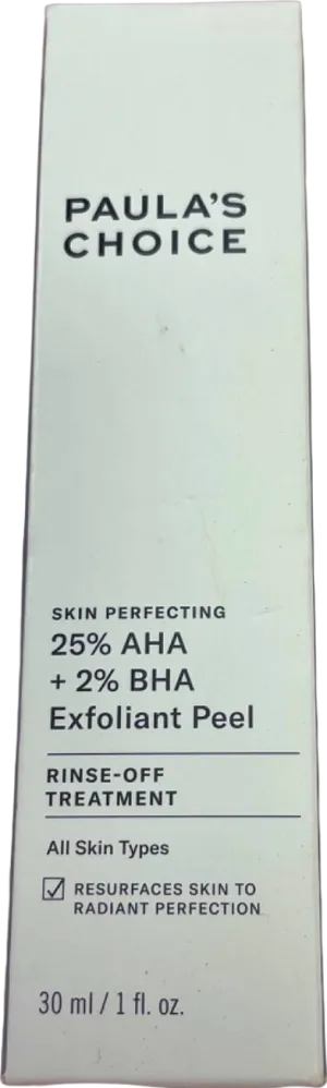 Paula's Choice Skin Perfecting 25% AHA   2% BHA Exfoliant Peel No Shade 30ml