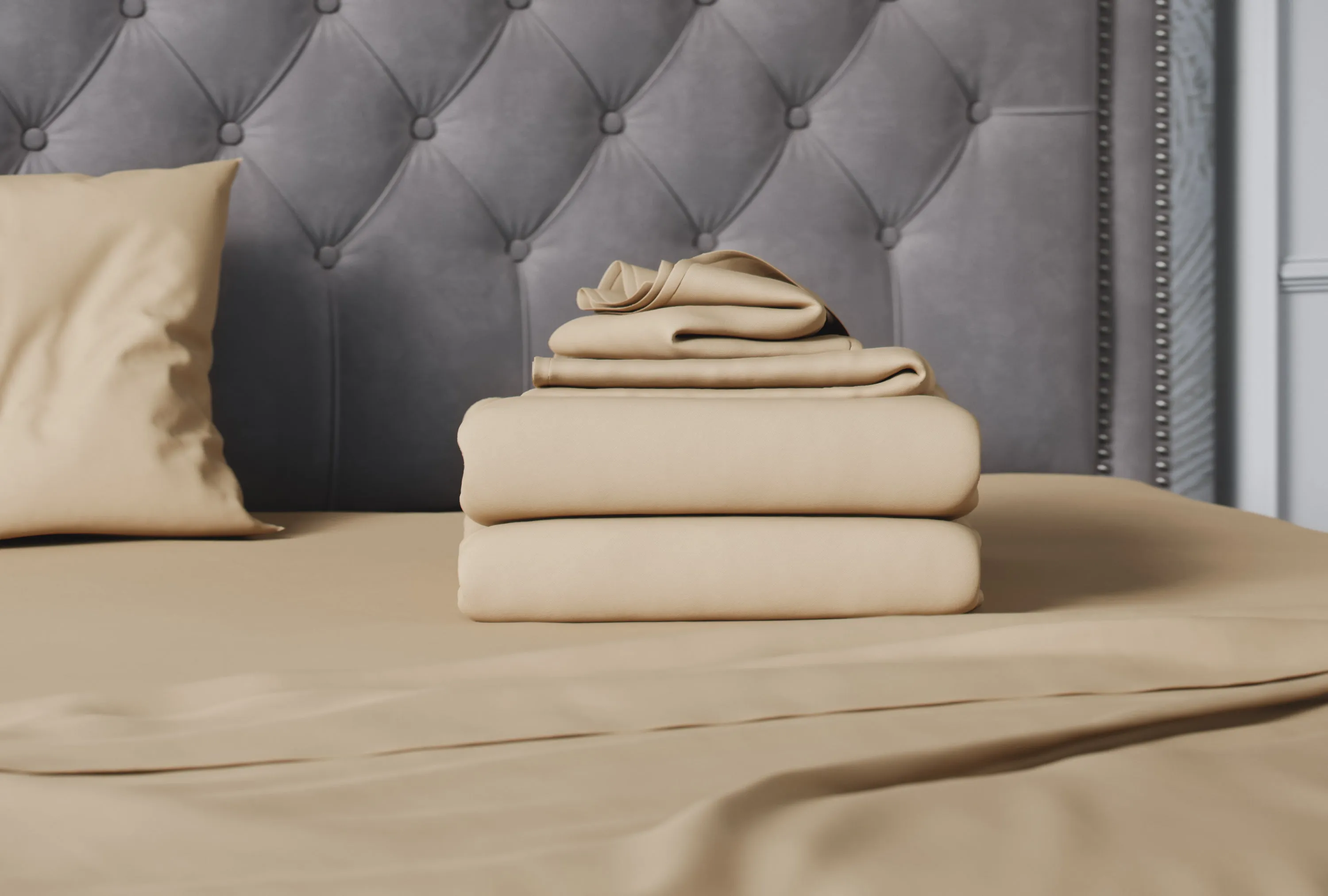 Premium Italian Crafted Sateen Sheet Set, 600-Thread-Count