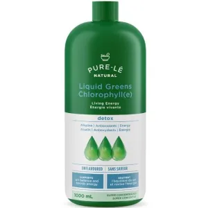 Pure-le Natural Liquid Greens Chlorophyll Super Concentrate Unflavoured 1L